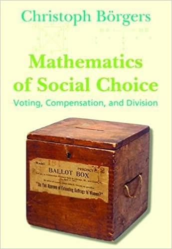 Mathematics of Social Choice