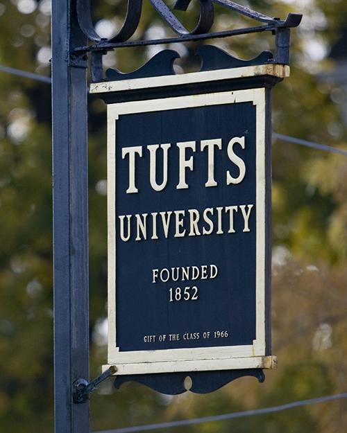 Tufts sign